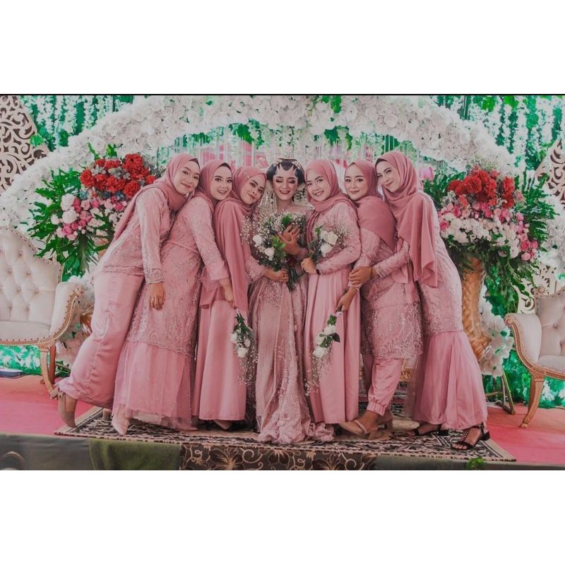 Ukuran kain untuk seragam bridesmaid