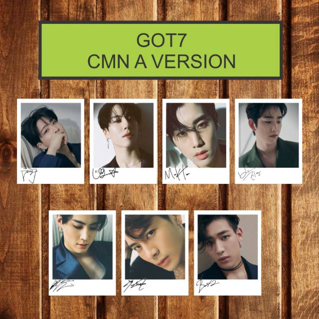 SIGNED KPOP POLAROID GOT7 CALL MY NAME ALBUM