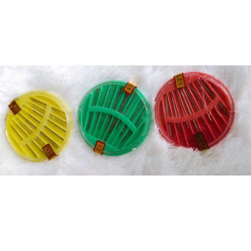 JARUM JAHIT TANGAN WADAH BULAT