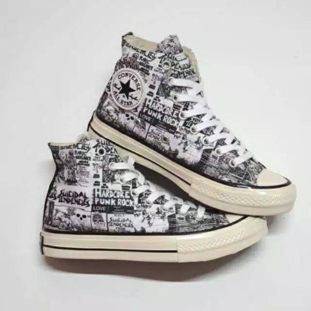 SEPATU CONVERSE X SUICIDAL TENDENCIES HIGH IMPORT QUALITY