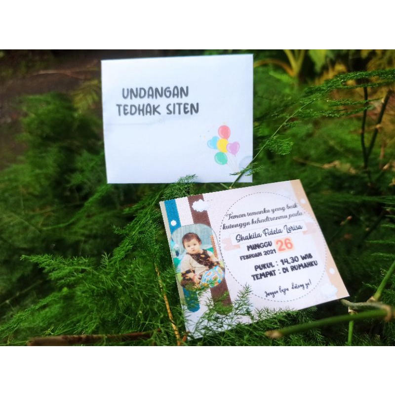 UNDANGAN TEDHAK SITEN/TURUNTANAH/PITONAN