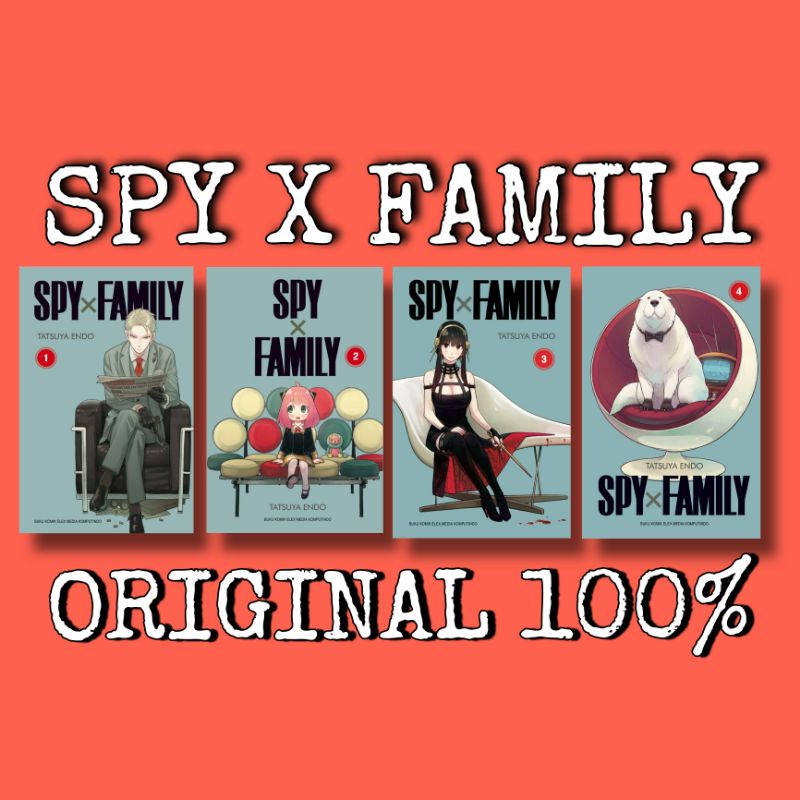 Spy X Family 1 2 3 4 Original Komik