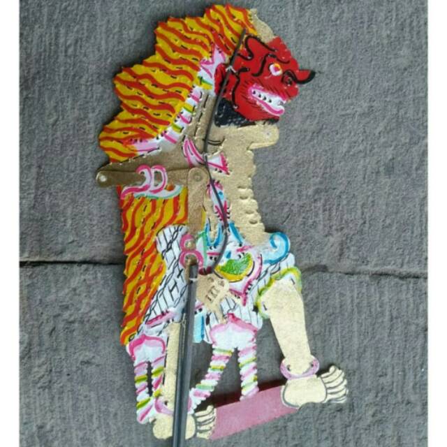 Kerajinan Wayang Kulit Buto Raksasa Rambut Geni