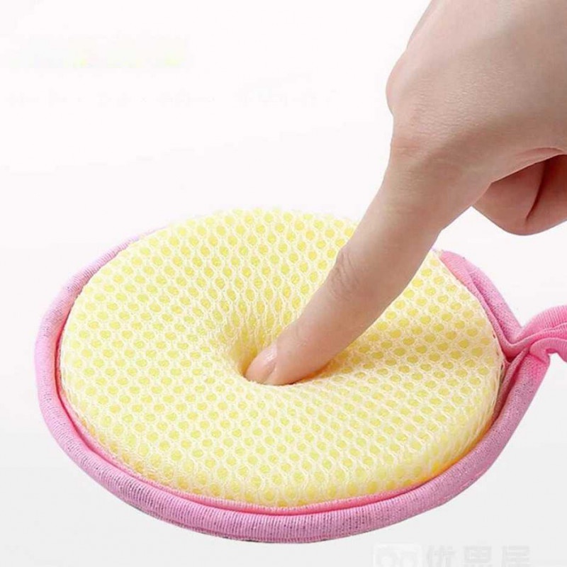 Spons Cuci Piring Pembersih Dapur Double Sides Cleaning Sponge 3PCS