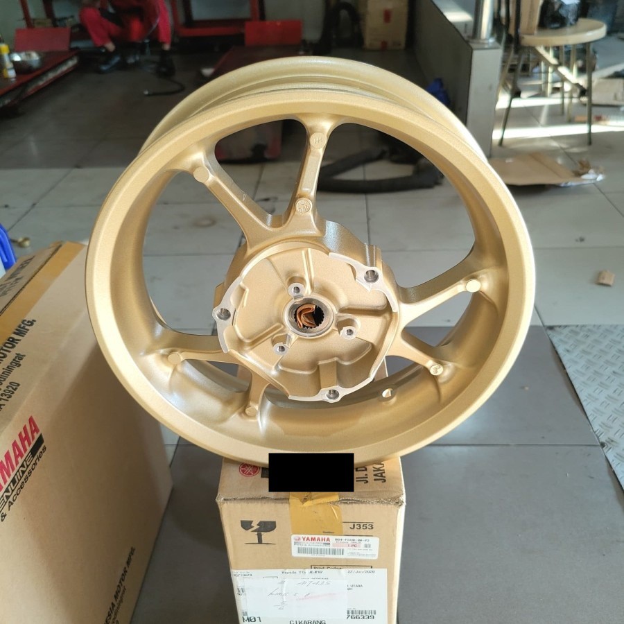 PELEK VELG RACING BELAKANG ALL NEW NMAX N MAX 2020 GOLD