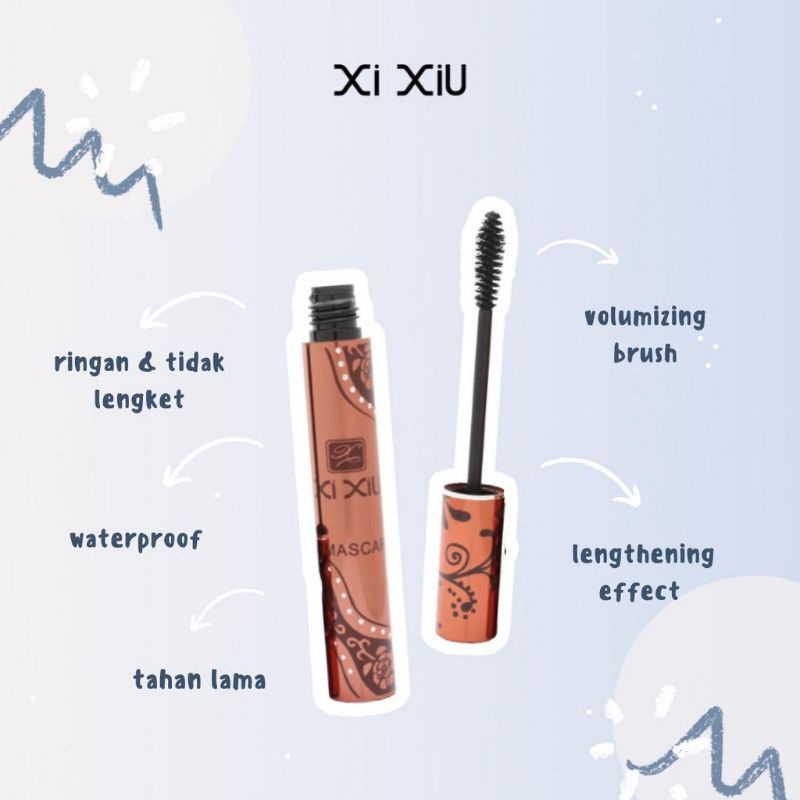 xi xiu black mascara volumizing - xixiu black mascara volume - xi xiu maskara - xi xiu black maskara volume - mascara waterproof - maskara waterproof - xixiu black maskara volumizing