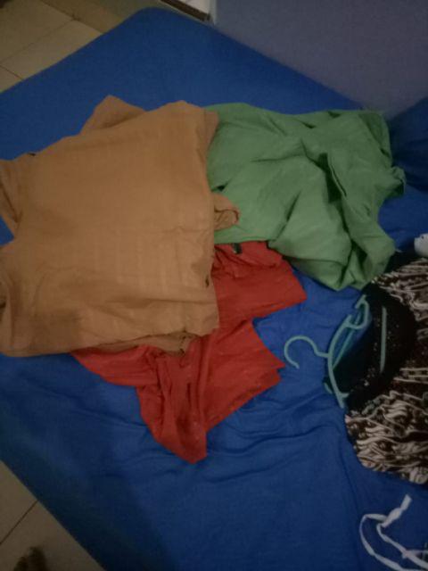 Fullheart Sprei Polos 180x200 Tinggi 30 Warna Polos Merah Putih - King 180 T30  Sp