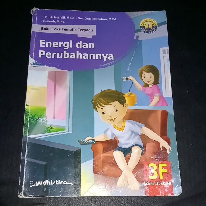 Jual Buku Teks Tematik Terpadu Kelas 3 SD Tema Energi Dan Perubahannya ...