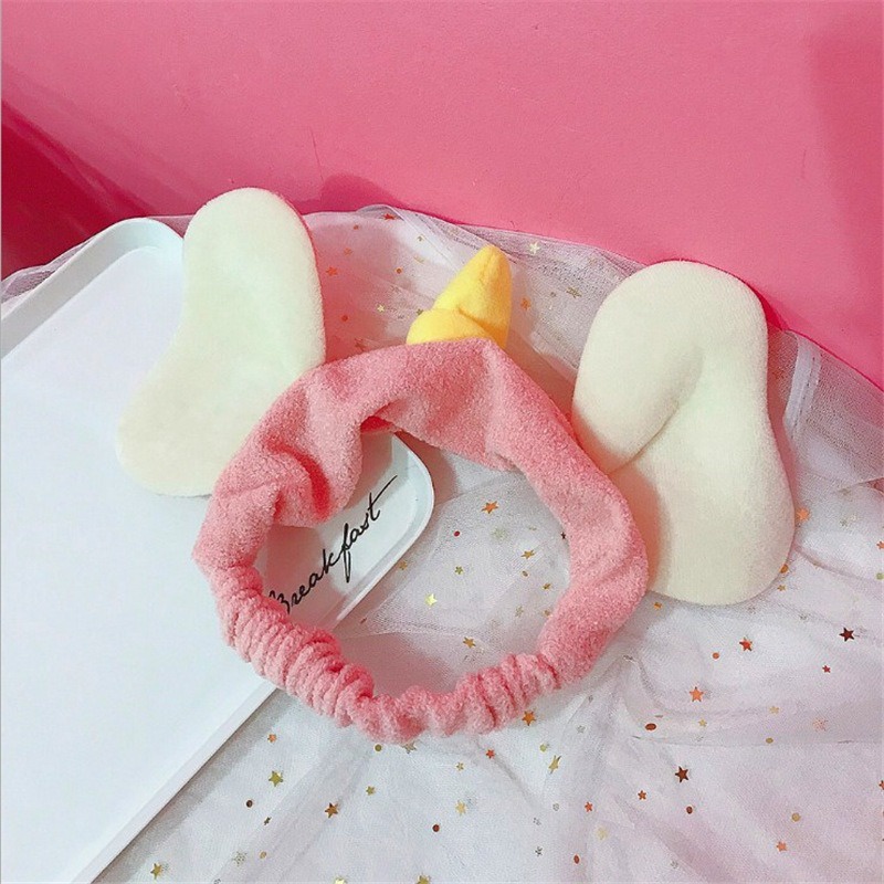 AC013 Bandana Bando Headband Makeup atau Cuci Muka Motif Imut dan Lucu Model Korea Elephant