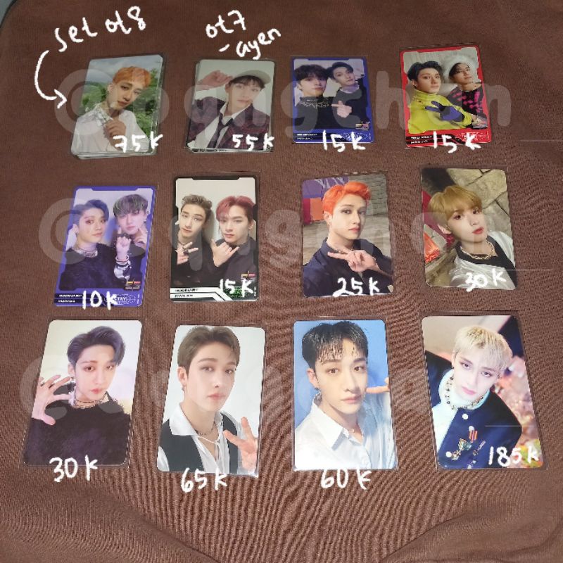 JUAL STRAY KIDS PHOTOCARD BANG CHAN LEE KNOW NOEASY CHRISTMAS EVEL ODDINARY ERA