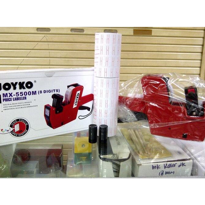 

Bisa Cod - Alat Label Harga (Price Labeller) 5500M Set + Kertas Label 10 Roll + 2 Pc Tinta Kode 1010