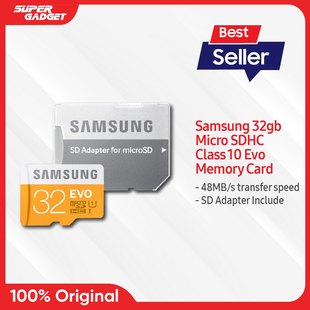 Memory / Memori Card Samsung Micro SD 32GB With Adapter - Orginal