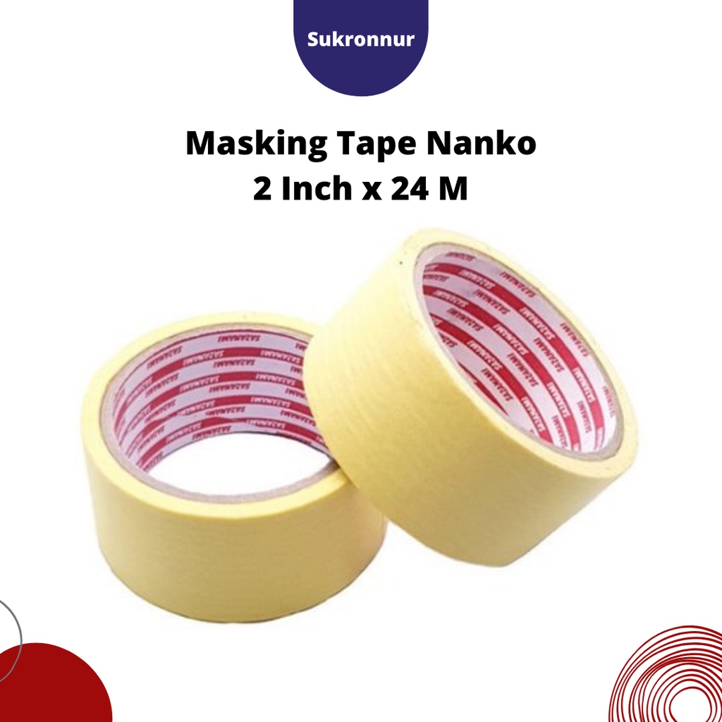 

[PROMO] Lakban kertas 48mm * 20 yard (18M ) 888 tape / Masking kuning