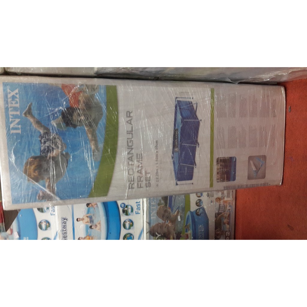 Kolam renang karet merk intex bisa untuk kolam tambak ikan hias # 28271#
