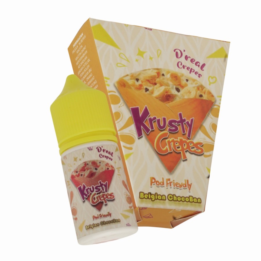 LIQUID KRUSTY CREPES 30ML AUTHENTIC KRUSTY CREPES PODS FRIENDLY LIQUID