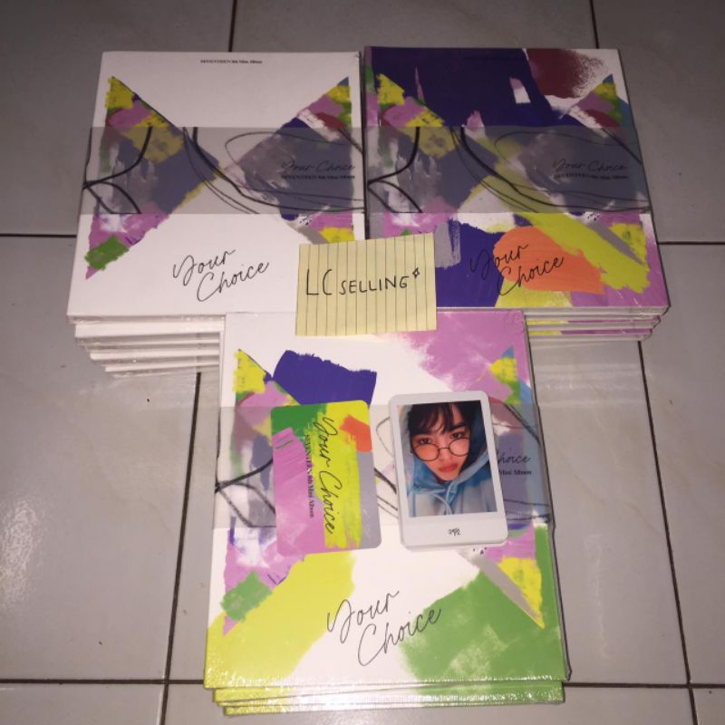 [READY INA] ALBUM SEVENTEEN YOUR CHOICE SEALED BENEFIT YES24
