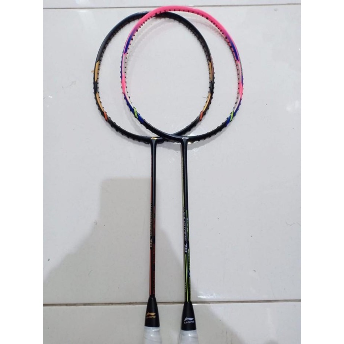 Raket | Raket Lining Super Windstrom 78 Grade Ori + Senar Terpasang