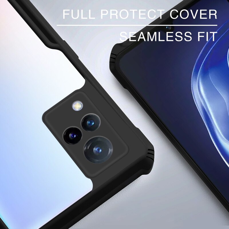 Case VIVO V21 Armor Fusion Shockproof Transparent Premium Casing