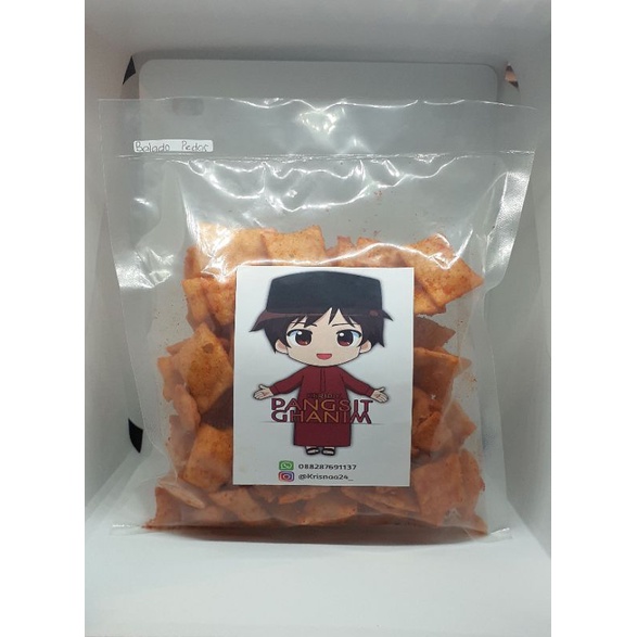 

Keripik Pangsit Balado Pedas Gurih