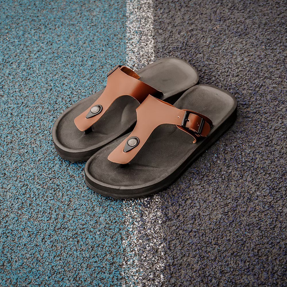 Dream Series | Original Sendal Jepit Kulit Santai Kasual Pria Cowok Sandal Footwear | FORIND x Joey