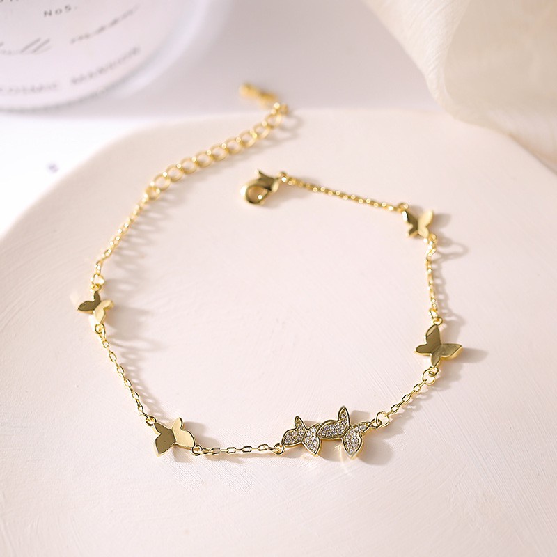 Gelang Wanita Manis Perhiasan Liontin Bracelet Gadis Hadiah Ulang Tahun Unik Emas Bangle/ Pacar-D