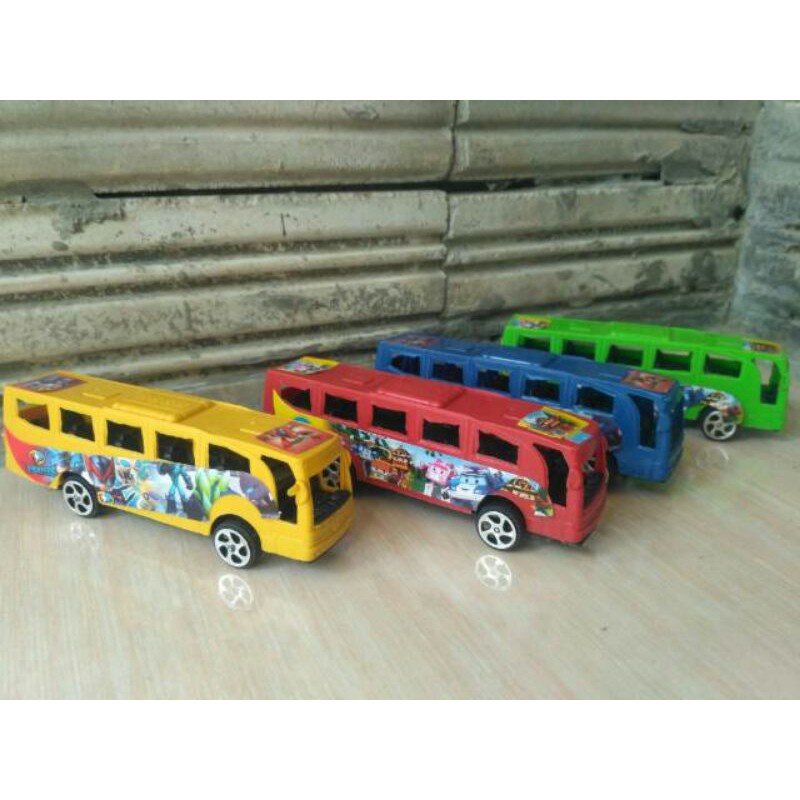 mainan mobil mobilan bentuk bus mirip tayo mainan anak seru