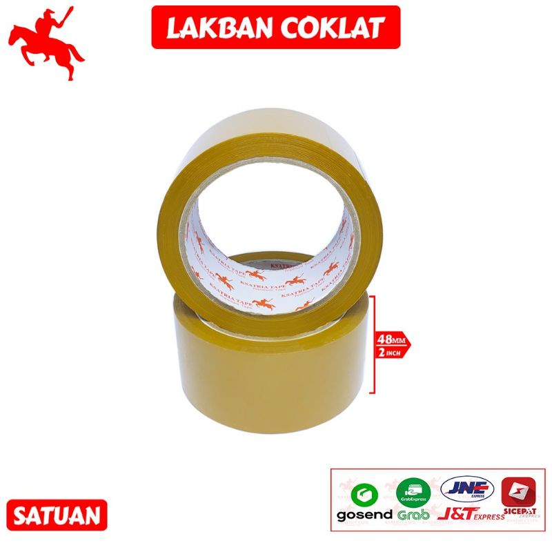 Lakban KSATRIA 2 inch x 90yard / lakban OPP 48mm x 90 yard / lakban OPP lakban setara daimaru