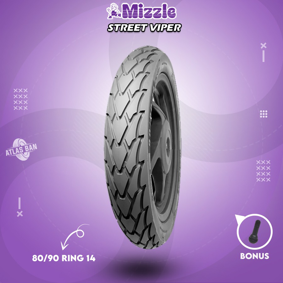 Ban Depan Tubles Motor Matic HONDA BEAT, VARIO MIZZLE STREET VIPER 80/90 Ring 14 Tubles