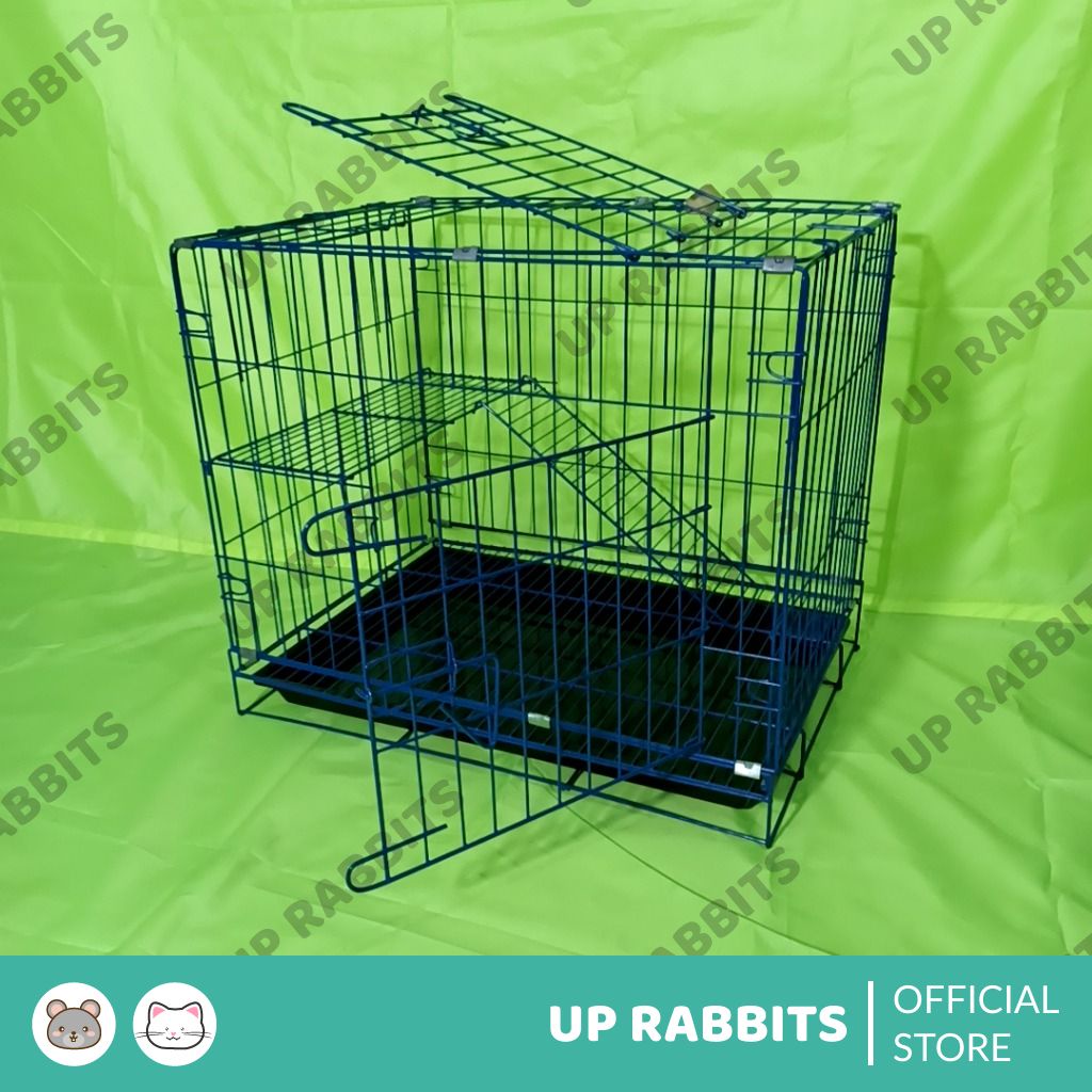 kandang kucing ukuran L 60x40 besi tebal-1