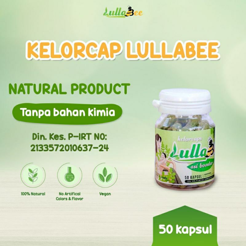 ASI BOOSTER KELORCAP LULLABEE isi 50 KAPSUL Exp 09/2023