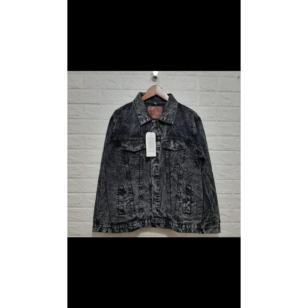 JAKET DENIM SANDWASH GREY | JAKET PRIA | SANDWASH | SANDWASH GREY # JAKET SANDWASH MURAH