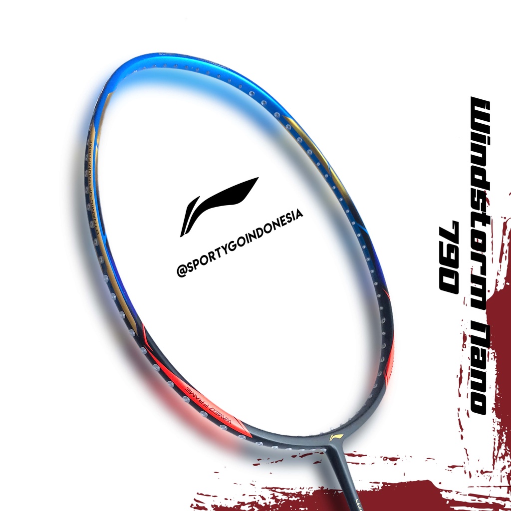 Raket Lining Windstorm Nano 760 770 780 790 Lite Original/ Badminton Raket ws nano 790
