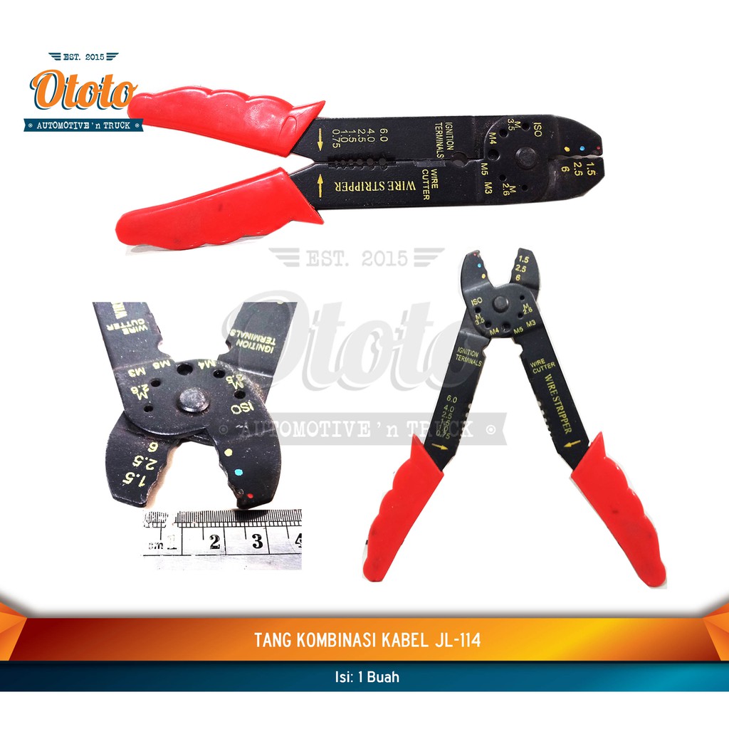 Tang Kombinasi Kabel JL-114 - Tang cable Tang Potong
