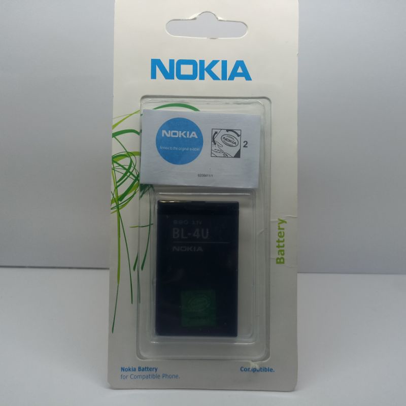 Baterai Batre Nokia 206 / 310 / 500 / 3120 / BL-4U Original