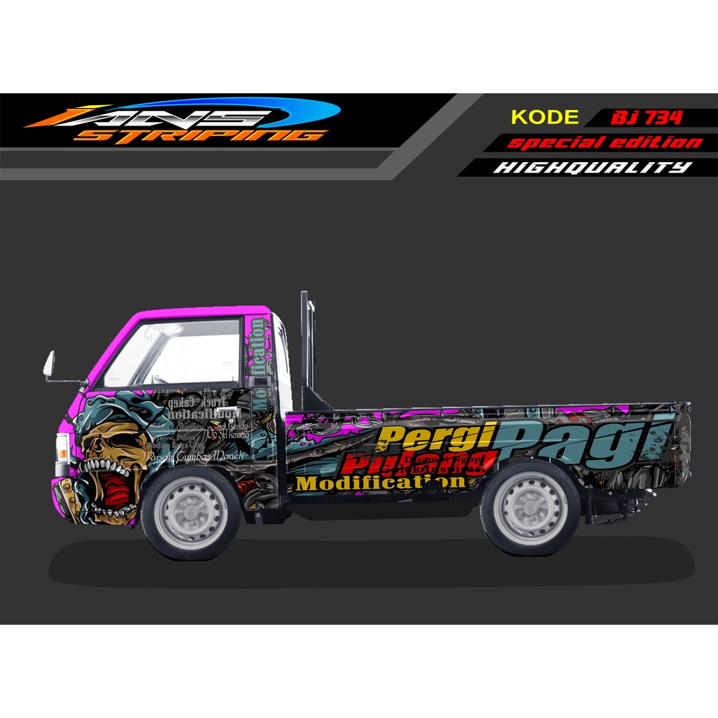 STIKER MOBIL PICK UP GRANMAX , CARRY , L300 / DECAL PICK UP / DECAL GRANMAX / DECAL STICKER MOBIL