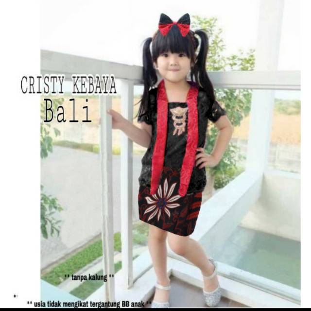 Kebaya bali setelan anak /rahma olshop