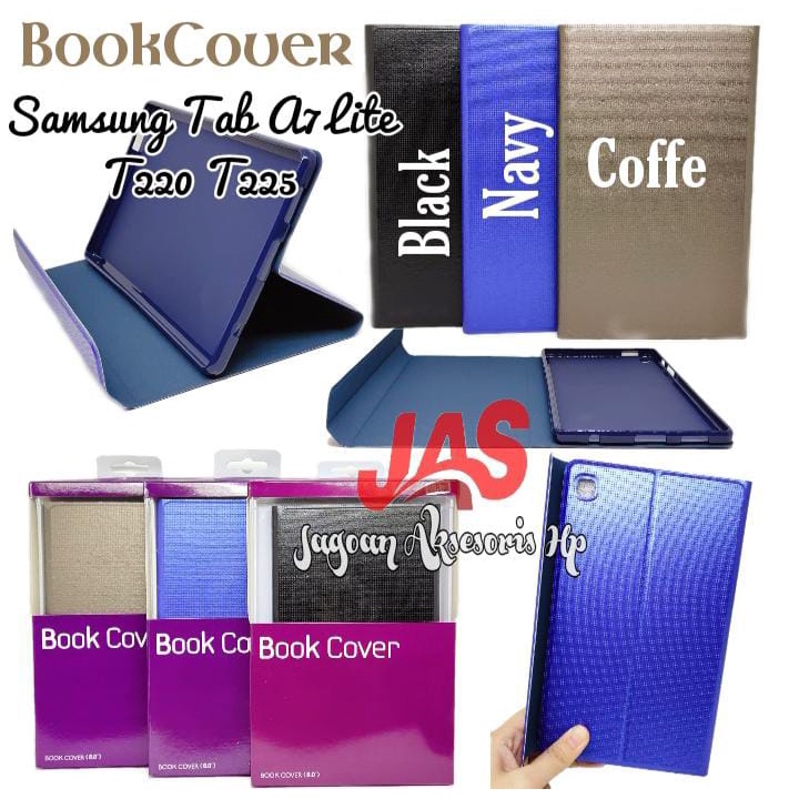 Folio Cover Samsung Tab A7 Lite T225 T220 8.7 inchi Flip Case Lipat Sarung Tablet AUTOLOCK