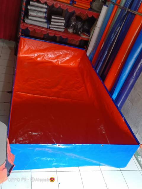 Terpal kolam ikan ukuran 300x150x50 Type  A 12 KOREA.