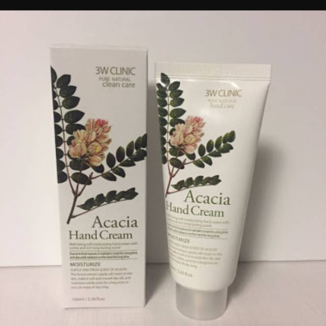 3W CLINIC acacia hand cream