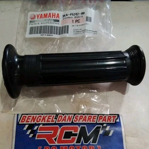 3KA-F6242-00 HANFAT HANDPAD HANDGRIP HAND GRIP KANAN RX-K RX KRXK RX KING RXKING COBRA OLD LAMA ORI ORIGINAL YAMAHA YGP ASLI