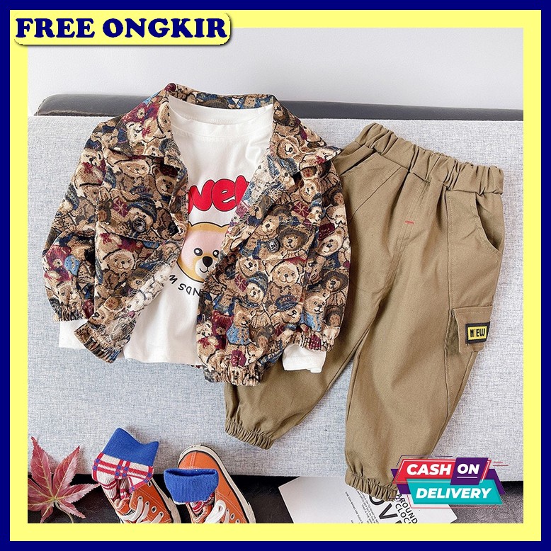 Set Anak Keren Stelan Balita Kekinian Oneset Import Termurah Baju Celana Anak Ori Baju Stelan Baby B