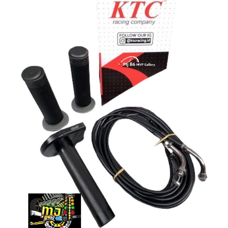 Gas Spontan KTC Paket Handgrip KTC Kualitas Premium Nmax Aerox Pcx Cbr Ninja Gsx Satria Fu