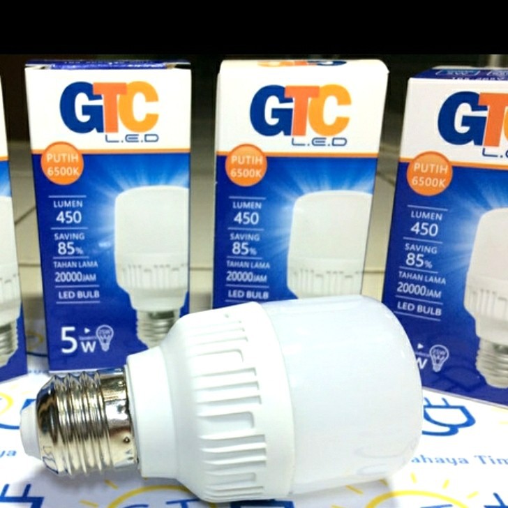 Lampu LED Bulb Capsule Murah 5W-30W GTC