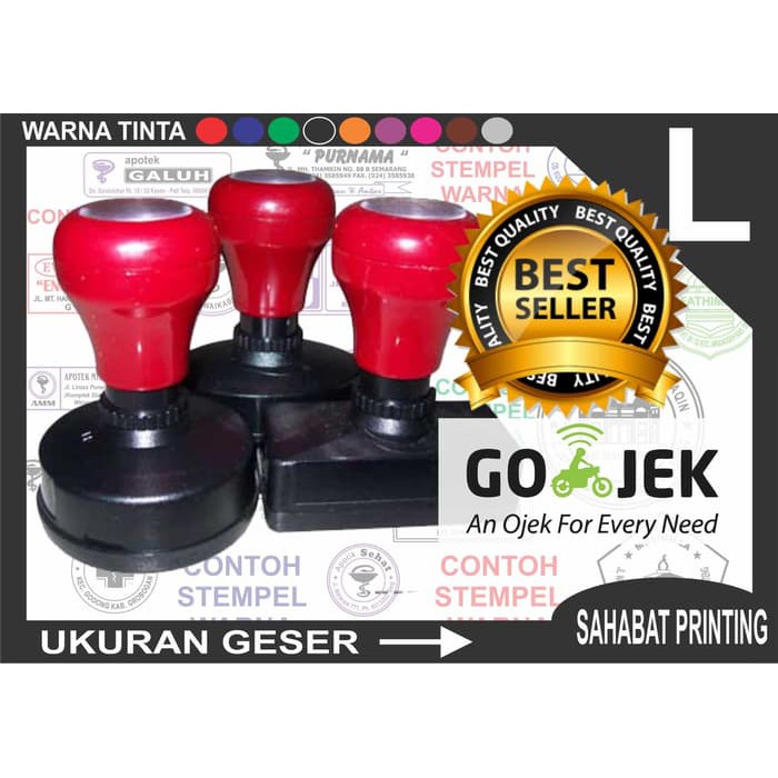 

Promo STEMPEL WARNA STEMPEL JADI TINGGAL CAP UKURAN LARGE Berkualitas