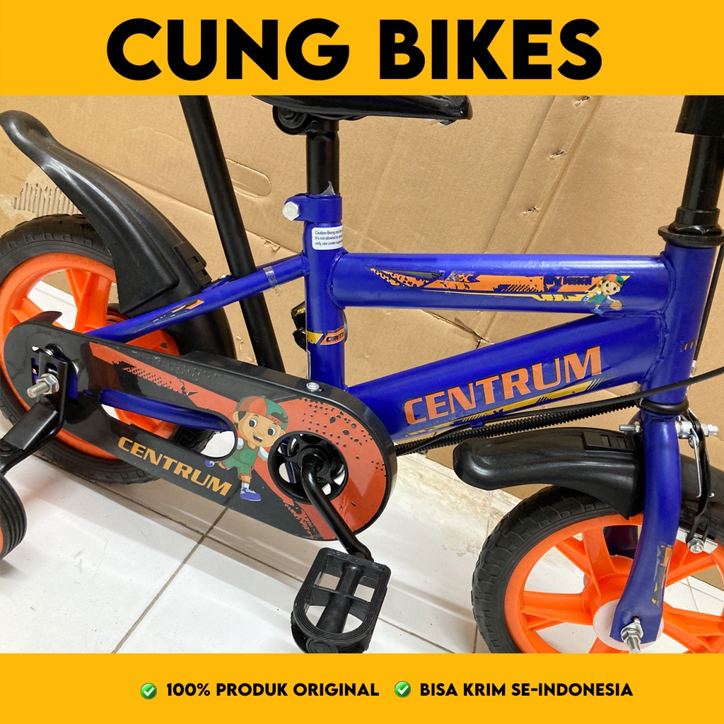 Sepeda Anak BMX Ukuran 12 Inch CENTRUM CT 8805 2 Eva stir dorongan