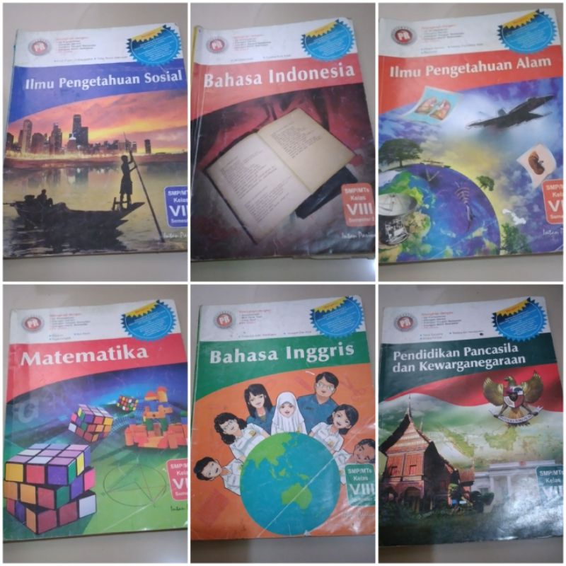 Preloved buku lks/pr smp kelas 8 semester 2 Intan pariwara