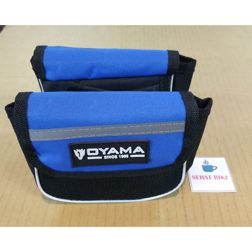 Tas Frame Sepeda OYAMA Black Blue