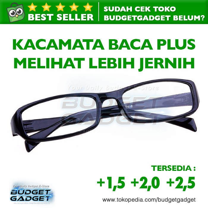 Kacamata Baca Lensa Plus High Quality Import
