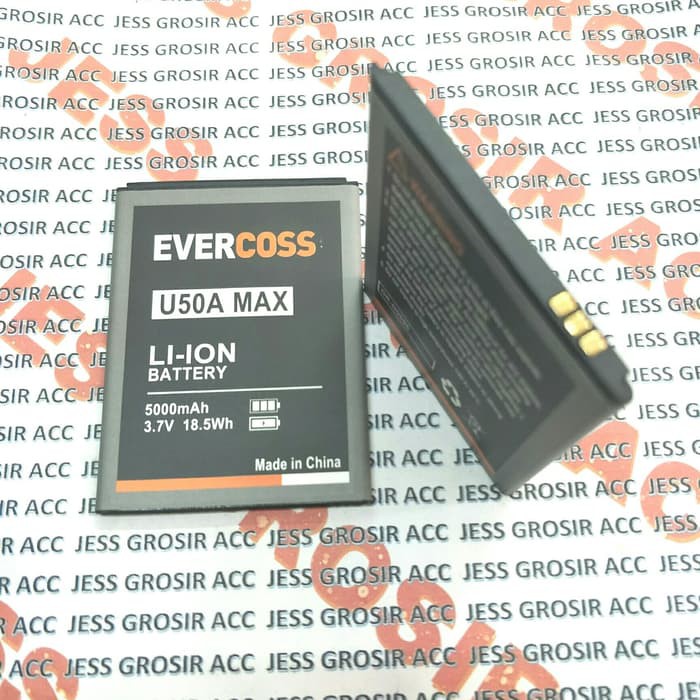 Baterai Battery Original Double Power Evercoss Evercross U50A Max