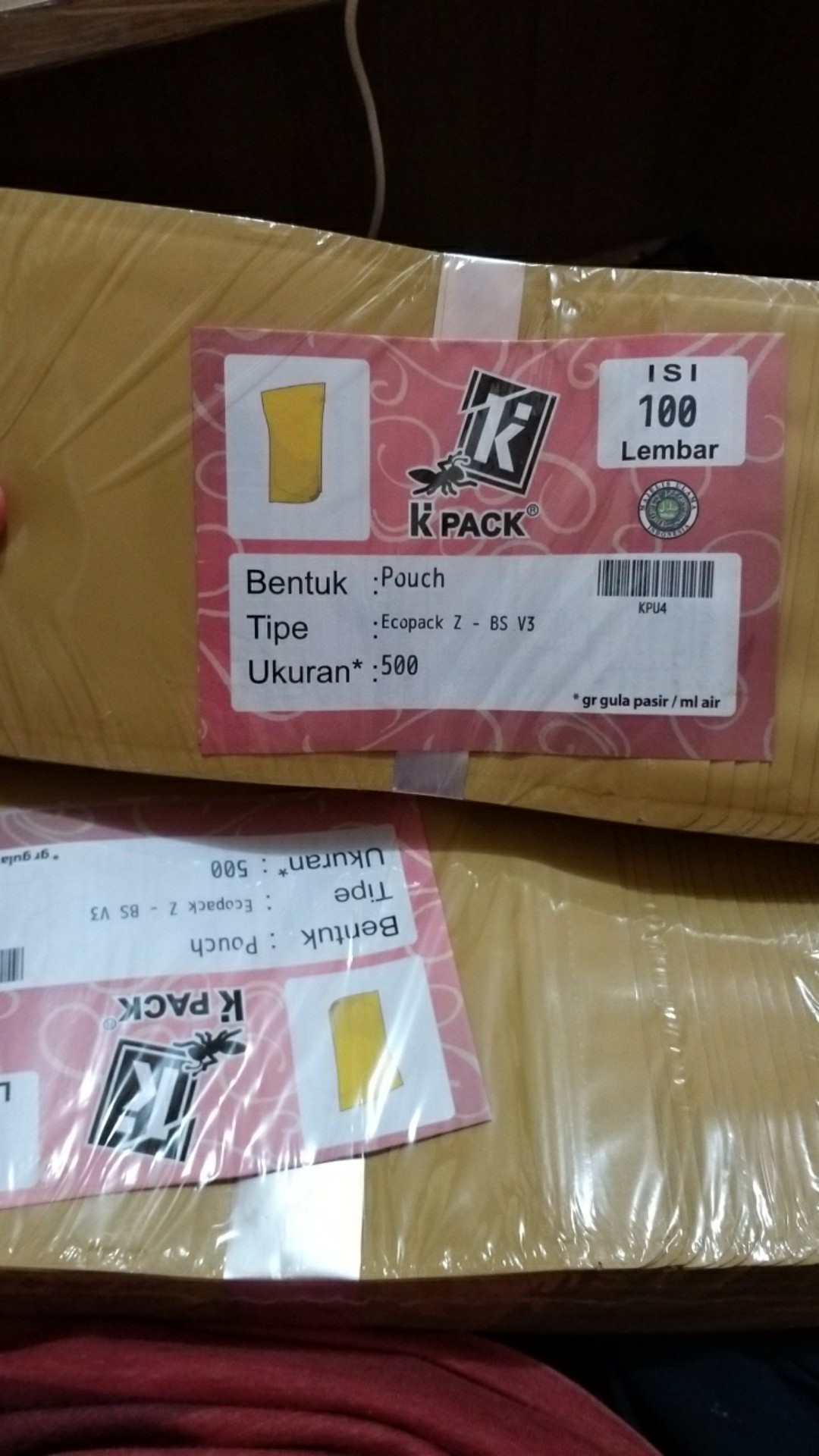 Standing Pouch Papercraft / Paper Foil  / Lithopaper K-pack Ukuran 14 X 23 14x23